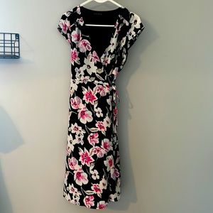 Banana Republic Floral Wrap Dress